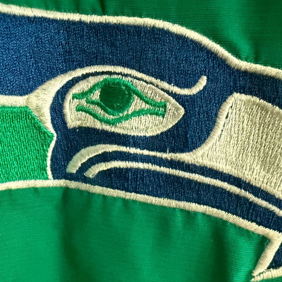 Vintage 90s Starter Seattle Seahawks Hooded Jacket – XL – Made in Korea – Rare - Picture 12 of 17